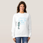 Sweatshirt Dernier Toast Sur La Côte Bachelorette Week-End (Devant entier)