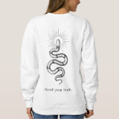 Sweatshirt Déroulez Votre Vérité (Dos)