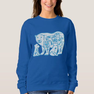 Sweatshirt des femmes à l'ours polaire