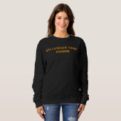 Sweatshirt des femmes de l'université d'Halloweent (Devant entier)