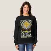 Sweatshirt Des Femmes Simples Comme Guava Et Croire En Jésus (Devant entier)