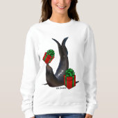 Sweatshirt des fêtes du lion de mer (Devant)