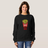 Sweatshirt Des Filles Fries Devant Des Gars Pour Femmes (Devant entier)