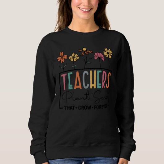 Sweatshirt Des Graines Plantes De Professeurs De Fleurs Qui A (Devant)