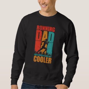 Sweatshirt Des Hommes Courent Papa Comme Un Père Régulier Mai