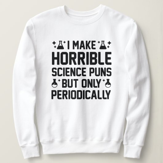 Sweatshirt Des mondes scientifiques horribles (Design devant)
