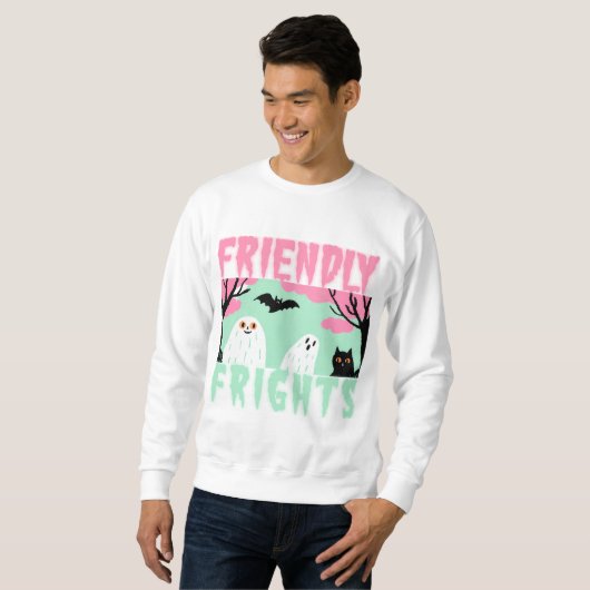 Sweatshirt Des peurs amicales (Devant entier)
