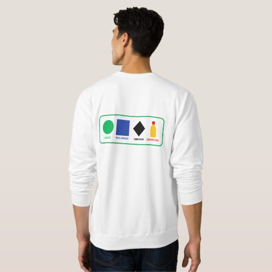 Sweatshirt des pistes de ski (Dos entier)