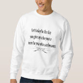 Sweatshirt des T-shirts mercredi des cendres (Devant)