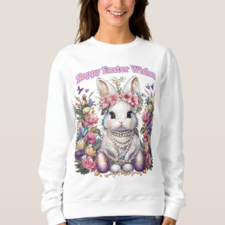 Sweatshirt des voeux de Pâques chanceux