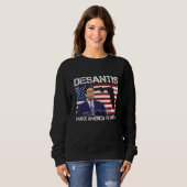 Sweatshirt Desantis 2024 Make America Florida Flag Election R (Devant entier)