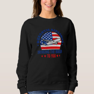 Sweatshirt DeSantis Airlines Mème politique Drapeau USA Ron
