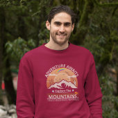 Sweatshirt Design "Adventure Await-Explore the mountain"