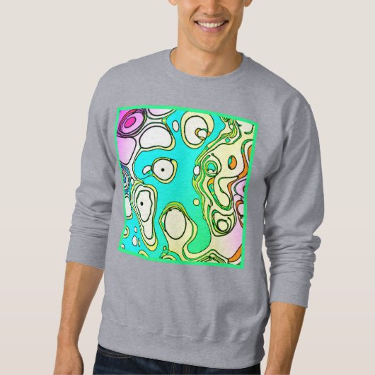 Sweatshirt Design d'art Motif moderne (Devant)
