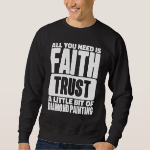 Sweatshirt Design De Peinture De Diamant Pour Artistes Et Art