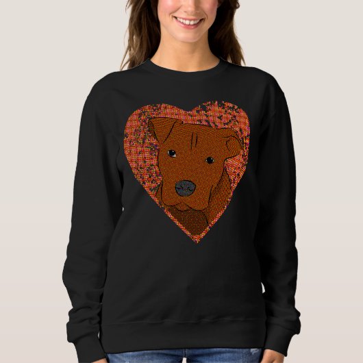 Sweatshirt Design de Pit Bull américain 2 (Devant)