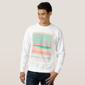 Sweatshirt Design de plage (Devant entier)