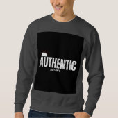 Sweatshirt Design d'écriture authentique (Devant)