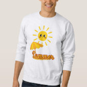 Sweatshirt Design ensoleillé d'été dynamique (Devant)