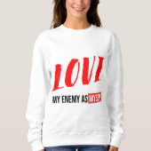 Sweatshirt Design graphique de texte de typographie moderne (Devant)