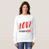 Sweatshirt Design graphique de texte de typographie moderne (Devant entier)