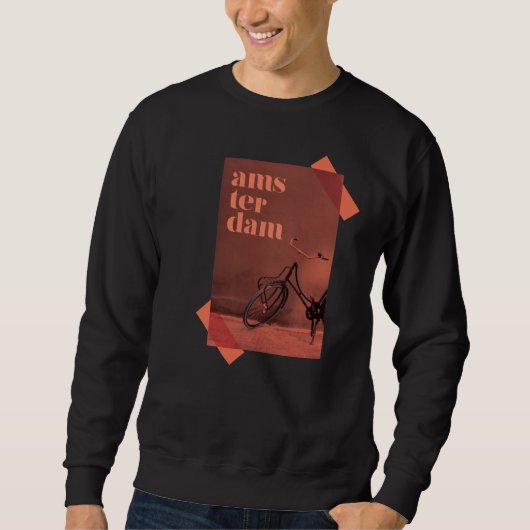 Sweatshirt Design graphique moderne et dynamique - Amsterdam (Devant)