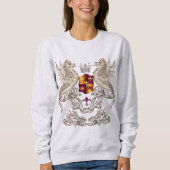 Sweatshirt Design héraldique avec Dragons Fleur Lis Sweatshir (Devant)