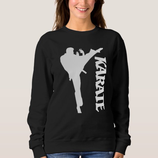 Sweatshirt Design Karate Taekwondo Practicer Karate (Devant)