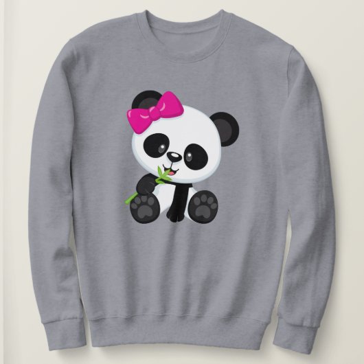 Sweatshirt design panda (Design devant)