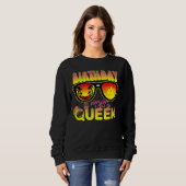 Sweatshirt Design Queen Anniversaire (Devant entier)