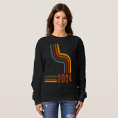 Sweatshirt Design rétro 2024 (Devant entier)