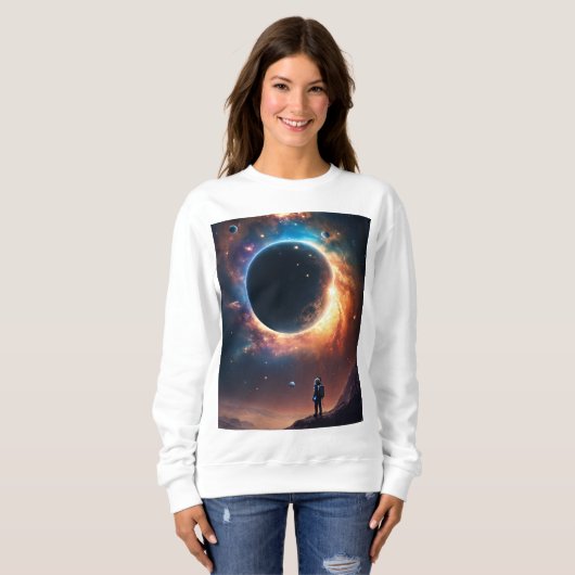 Sweatshirt Design unique pour les femmes (Devant entier)