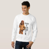 Sweatshirt Designed By Ancestors,Pixarstyle 3D (Devant entier)
