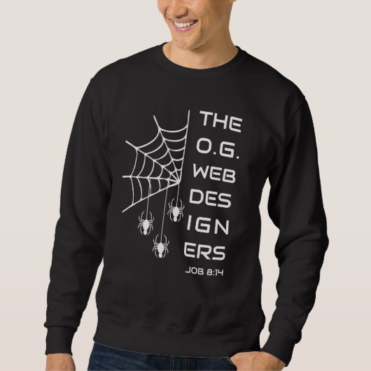 Sweatshirt DESIGNERS WEB ORIGINAUX Spider (Devant)