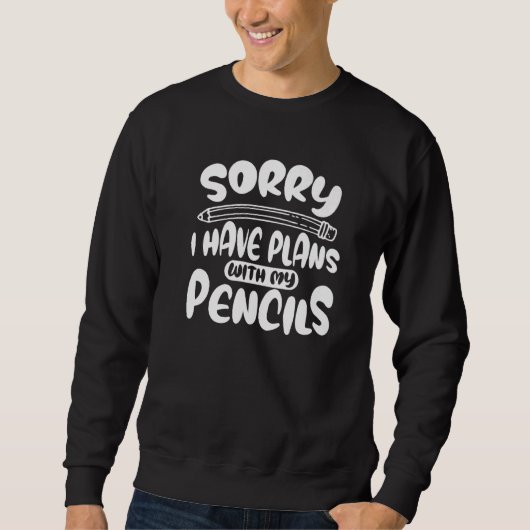 Sweatshirt Désolé, j'ai des projets avec mon architecte dessi (Devant)