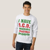 Sweatshirt Désordre obsédant de Noël (Devant entier)