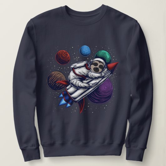 Sweatshirt d'espace adorable (Design devant)