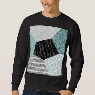 Sweatshirt Dessin Abstrait à main levée : Arrière - plan arti