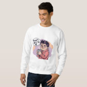 Sweatshirt Dessin animé à capuche (Devant entier)