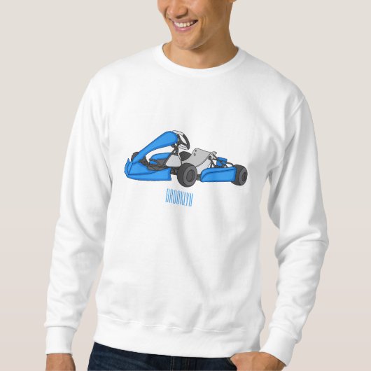 Sweatshirt dessin animé de Kart racing (Devant)