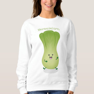 Sweatshirt dessin animé mignon de bok choy