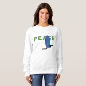 Sweatshirt Dessin de Dove of Peace (Devant entier)