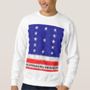 Sweatshirt Dessin de peinture à l'huile de l'atoll de Bikini
