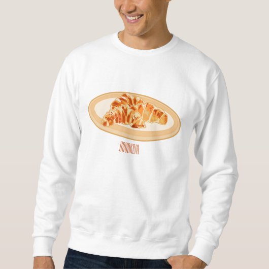 Sweatshirt Dessin du Croissant (Devant)