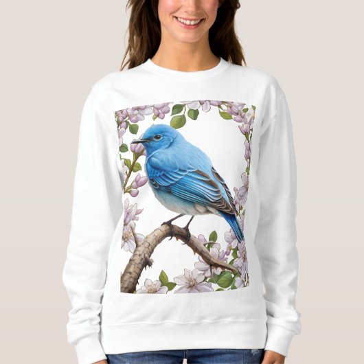 Sweatshirt Dessin Du Roussard De Montagne Avec Syringa (Devant)