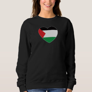 Sweatshirt dessin graphique du pavillon de palestine mignon