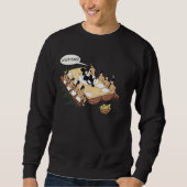 Sweatshirt Dessin humoristique amérindien d'Humour foncé (Devant)