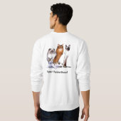 Sweatshirt Dessus de race de délivrance de chat (Dos entier)