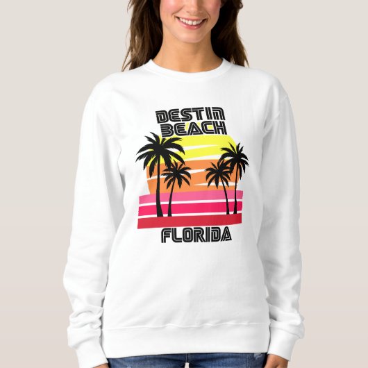 Sweatshirt Destin Beach, Floride (Devant)