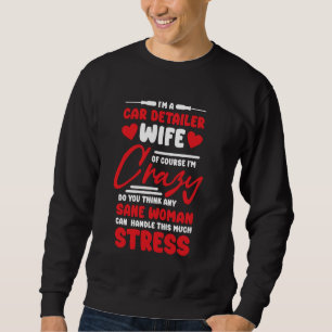 Sweatshirt Détailleur de voiture Femme Girlfriend Design pour